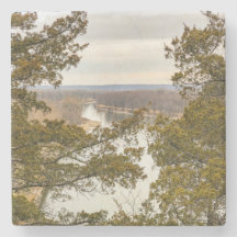 Illinois River Stone Coaster