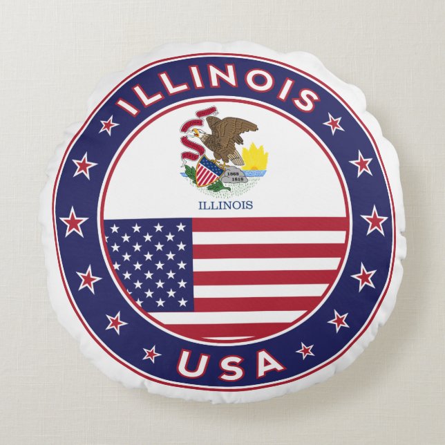 Illinois Round Cushion (Front)