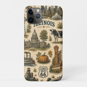 Illinois Route 66 Pocket Skyline iPhone 11 Pro Case