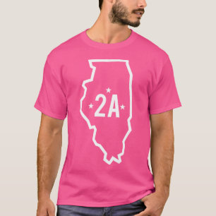 Illinois Second Amendment State 2A Gun Owner Right T-Shirt
