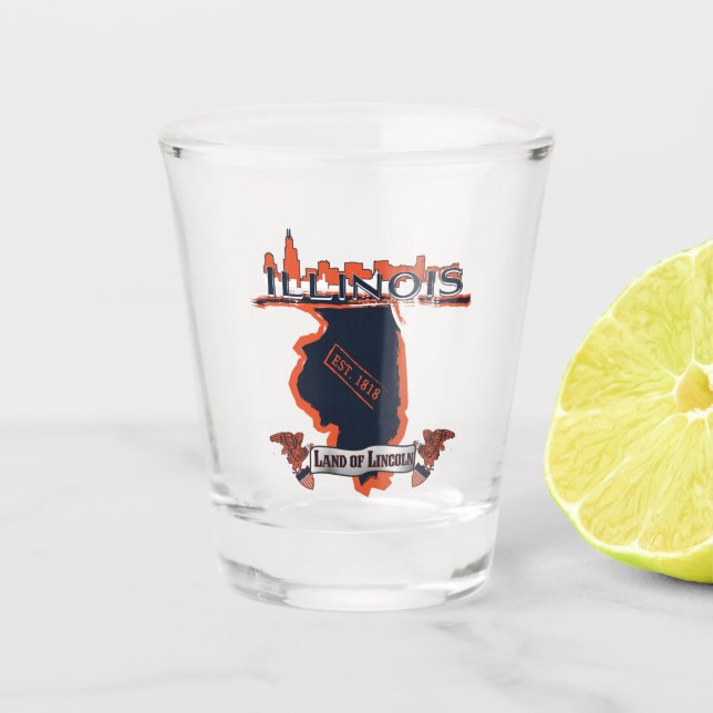 Illinois Shot Glass (Front)