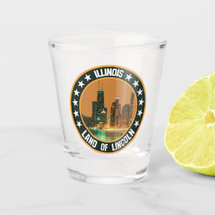 Illinois shot glass