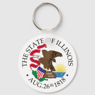 Illinois sign key ring