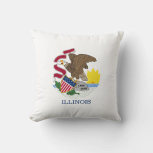 Illinois State Flag Cushion