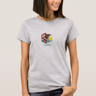 Illinois State Flag Design T-Shirt