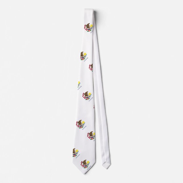Illinois State Flag Tie (Front)