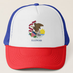 Illinois State Flag Trucker Hat