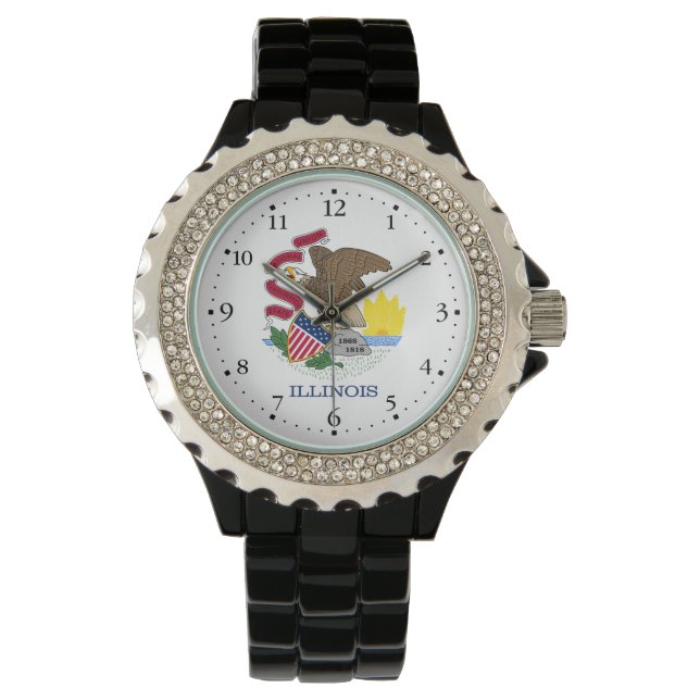 Illinois State Flag Watch (Front)