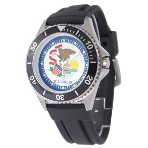 Illinois State Flag Watch Design