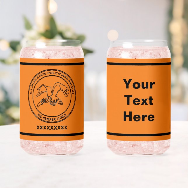 Illinois State Politicians Prison Can Glass (Insitu (Wedding))