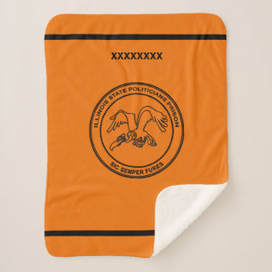 Illinois State Politicians Prison Sherpa Blanket