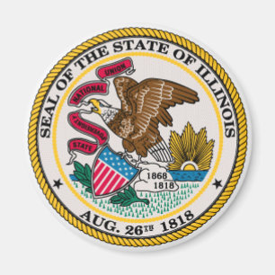 Illinois State Seal Magnet