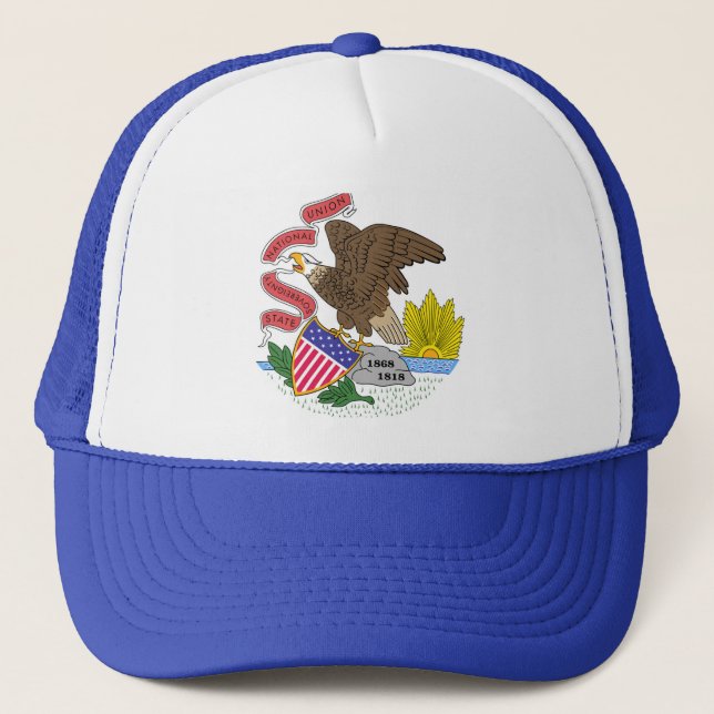 Illinois State Trucker Hat (Front)