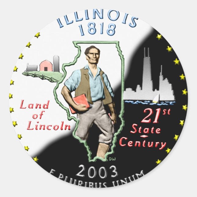 Illinois Sticker (Front)