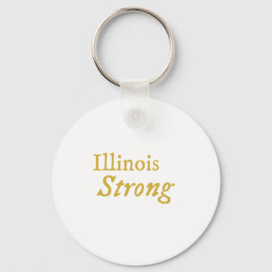 Illinois Strong  Key Ring