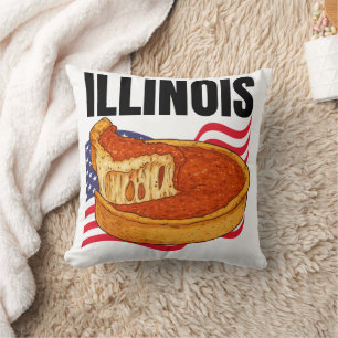 Illinois Throw Pillow