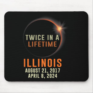 Illinois Total Solar Eclipse Twice In A Lifetime 2 Mouse Mat