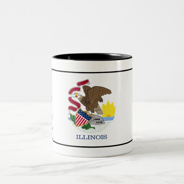 Illinois Two-Tone Coffee Mug (Center)