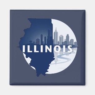 Illinois United States of America Magnet