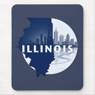 Illinois United States of America Mouse Mat