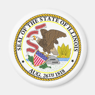 Illinois, USA Magnet