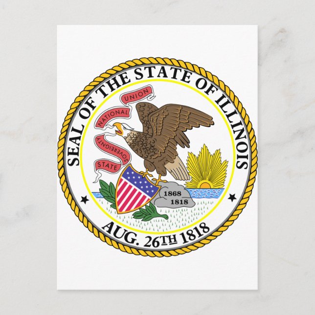 Illinois, USA Postcard (Front)