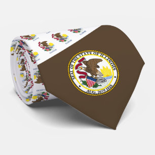 Illinoisan Flag & Seal, Flag of Illinois Tie