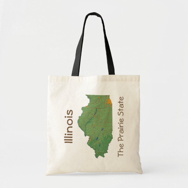 Illinoisan Map Bag (Front)