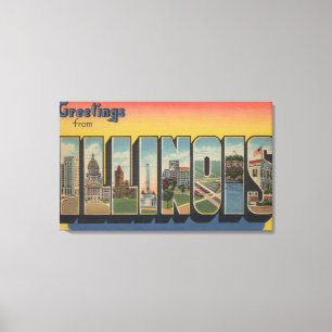 IllinoisLarge Letter ScenesIllinois 2 Canvas Print