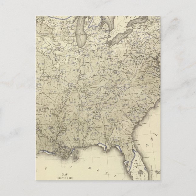 Illiteracy 1870 postcard (Front)