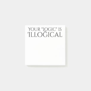 Illogical Logic Post-it Notes