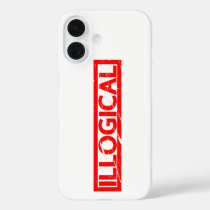 Illogical Stamp iPhone 16 Case