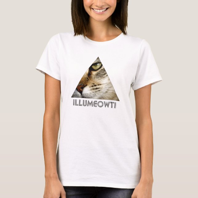 Illumeowti T-Shirt (Black Text) (Front)