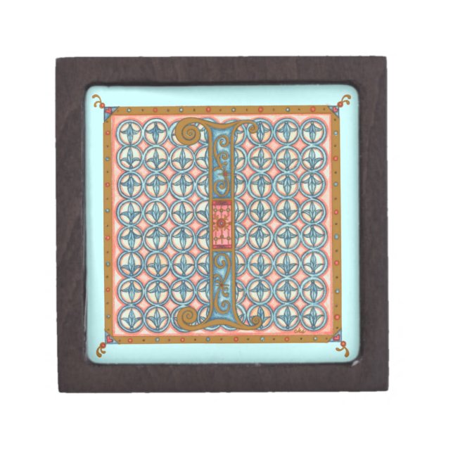 Illuminata *I* Monogrammed Miniature Gift Box (Front)