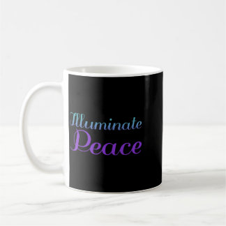 Illuminate Peace Prevention Awareness Design Coffee Mug