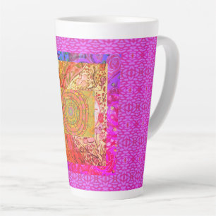 Illuminated Abstract Latte Mug