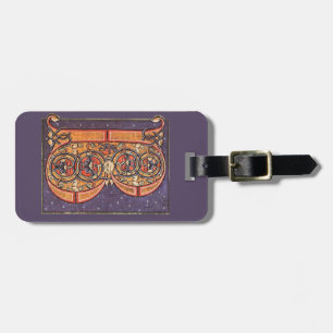 Illuminated B luggage tag
