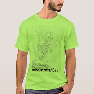 Illuminated Black and White B T-Shirt