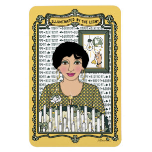 Illuminated By The Light_C_4x6 Refrigerator Magnet