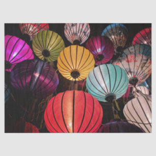 Illuminated Chinese Lanterns  Tissue Paper