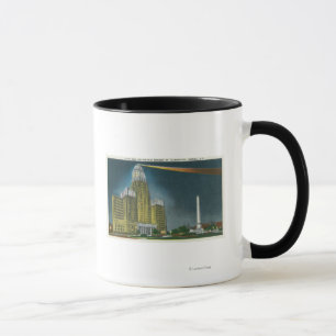 Illuminated City Hall View Mug