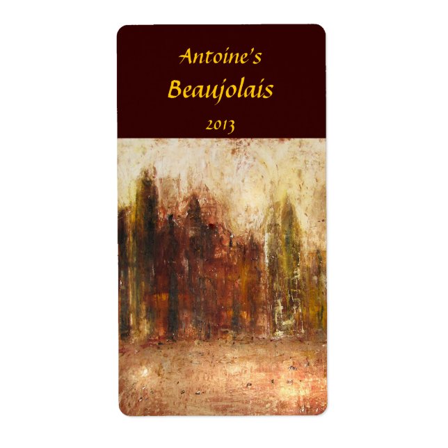 Illuminated City Wine Label (Front)