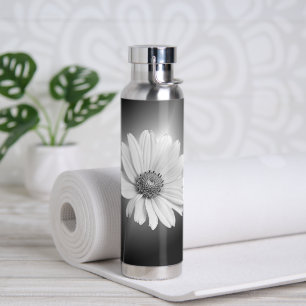 Illuminated Cosmos Flower Water Bottle