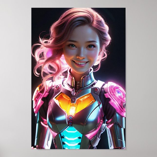 Illuminated Exosuit Poster (Front)