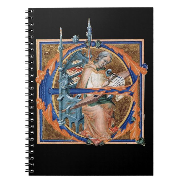 Illuminated Initial E Notebook (Front)