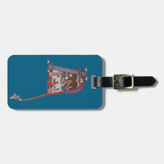 Illuminated Initial N Luggage Tag
