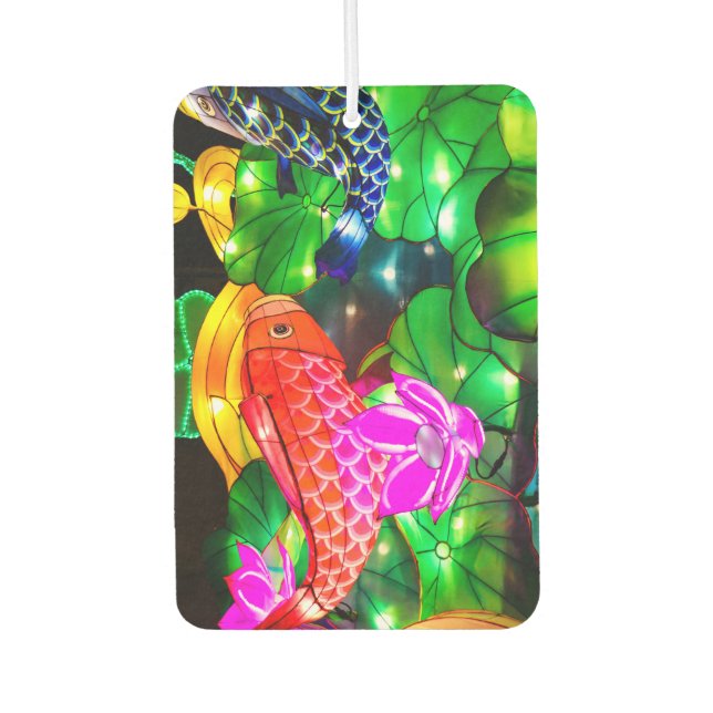 Illuminated Koi Car Air Freshener (Front)