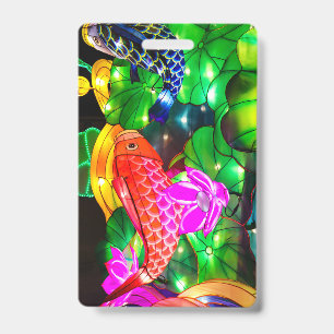 Illuminated Koi ID Badge