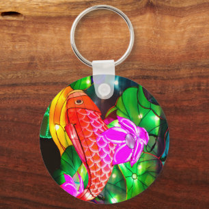 Illuminated Koi Key Ring