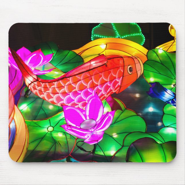 Illuminated Koi Mouse Mat (Front)